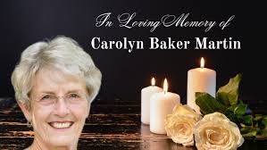 We are sad to announce the passing of Carolyn Baker Martin. More  information will be posted in the coming days. Please keep the Martin  family in your prayers.