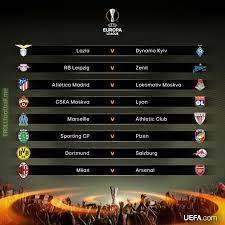 Europa league 2017 round of 16 ties completed on thursday night and the draw for the quarterfinals will be taking place on friday, 17th march 2017 at the uefa headquarters in nyon, switzerland. Europa League Round Of 16 Draw Results Troll Football