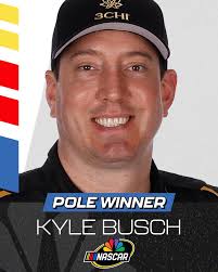Kyle Busch wins the pole at WWT Raceway over Ryan Blaney! #NASCAR
