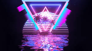 Customize and personalise your desktop, mobile phone and tablet with these free wallpapers! Tropical Paradise 4k Customizable Colors Audio Visualizer Vaporwave Neon Shape Your Computer Beautifully Hd Wallpapers Market