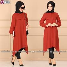 Verev Kesim Tesettur Tunik Tesettur Ferace Elbise Modelleri 2019 Musluman Modasi Moda Stilleri Elbise