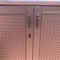Check spelling or type a new query. Rubbermaid Commercial Products 123 Gallons Gallon Water Resistant Plastic Lockable Cabinet Deck Box In Chocolate Reviews Wayfair