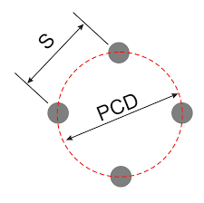 How To Calculate The Pitch Circle Diameter Pcd Of A Wheel