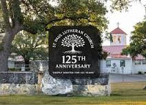 St. Paul Lutheran Church 125th Anniversary Celebration