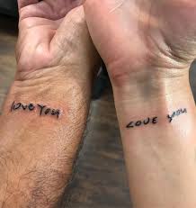 A linear portrait for a father and his daughter. Pin On Tattoos