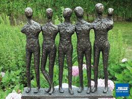 Bronzefigur Gruppe Slink Ideen Mit Wasser Bronze Figur Garten Design