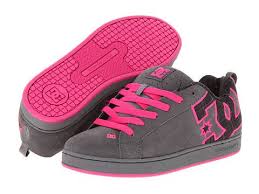Black And Pink Womens Dc Shoes Pin On Shoes