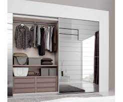 Schwebetürenschrank in weiß, front in hochglanz weiß und spiegel, 3 elemente mit je 1. Schon Kleiderschrank Mit Spiegel Schiebeturen Kleiderschrank Mit Spiegel Verspiegelte Garderobe Kleiderschrank Schiebeturen