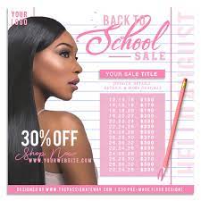 Hair Flyer Design Business Hairstyles Beauty Business Hair Extensions Prices