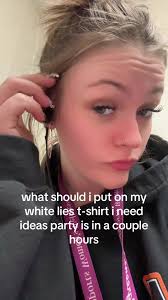 White Lie Shirt Idea for Situationships