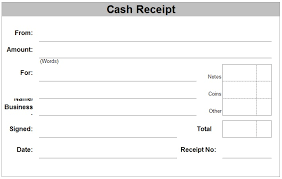 Four Free Receipt Forms For Cash Payments