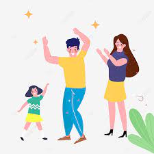 Colorea una familia de osos, papá oso, mamá osa y su hijito ¿borrar todos los cambios hechos a la imagen? Ilustracion De Baile Familiar Dibujado A Mano De Dibujos Animados Dance Familia Pintado A Mano Png Y Psd Para Descargar Gratis Pngtree