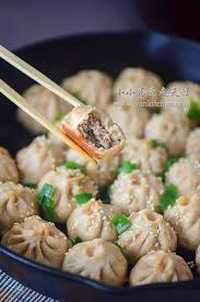 Pan Fried Chinese Buns With Pork And Shiitake Mushrooms Filling Yankitchen Chinese Bun Chinese Cooking Pork Buns