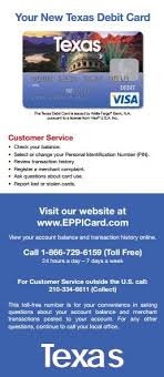 Place your payment in an envelope and mail to: Eppicard Tx Texas Customer Service Information