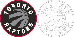 The toronto raptors logo history hasn't been very long. Toronto Raptors Logo With A Sample Coloring Page Free Coloring Pages Coloring1 Com