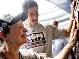 New York Yankees accompany Morris Plains, N.J. resident Jane Lang to  Stadium during HOPE week