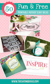 Mother's day is may 9. 50 Fun Free Mother S Day Ideas