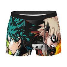 Bakugo and Deku My Hero Academia Underpants Breathbale Panties Man Underwear  Sexy Shorts Boxer Briefs - AliExpress