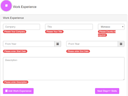 build resume/cv with asp.net mvc 5
