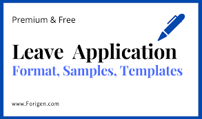 Leave Application Letter Samples Leave Application Email Formats College School And Office Formats For Leave Applications Forigen Your introductory paragraph should give a basic idea to a reader about your casual leave application. forigen
