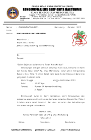 Panitia perayaan natal pemuda gkps helvetia resort medan barat tahun 2012. 960 Koleksi Contoh Undangan Natal Batak Gratis Terbaik Contoh Undangan