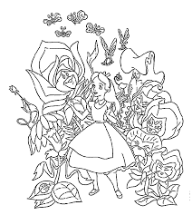 When it gets too hot to play outside, these summer printables of beaches, fish, flowers, and more will keep kids entertained. Alice Printable Coloring Pages Coloring Pages For All Ages Coloring Home