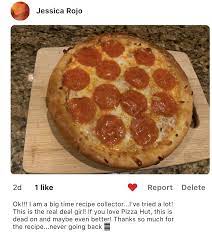 Copy Cat Recipe Pizza Hut Pan Pizza Perfect Homemade Simply Taralynn Food Lifestyle Blog Recipe Recipes Pizza Recipes Pizza Hut