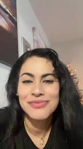 Indoor Festive Look with Long Black Hair