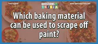 Have fun making trivia questions about swimming and swimmers. Baking Material That Can Be Used To Scrape Off Paint