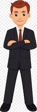 Maybe you would like to learn more about one of these? Man Wearing Black Suit And Red Tie Cartoon Cartoon Business Man Business Woman Hand Png Pngegg
