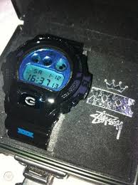 The immortal digital dw6900 in contemporary practical colors creating a selection of exciting new designs. Casio G Shock X Stussy 30th Anniversary Dw 6900 Black Blue 423355800