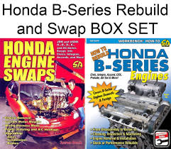 Details About Honda B Series Accord Civic Crx Del Sol Prelude Rebuild And Swap Book Box Set