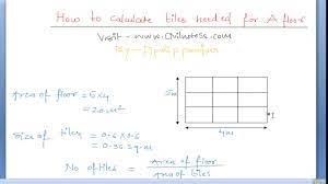 This step is super easy if the bathroom isn't divided into separate areas and has a unified floor. How To Calculate Floor Tiles Quantity Estimation In English Youtube