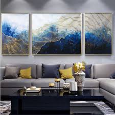 Transform stark, sterile spaces by adding warm, welcoming accents that will make the living room the most inviting space in the house. Framed 3 Pieces Gold Lines Abstract Painting Handmade Canvas Etsy In 2021 Living Room Pictures Wall Decor Living Room Room Wall Decor