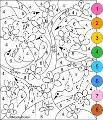 Download and print these color coded to print coloring pages for free. Color By Number Coloring Pages 100 Printable Coloring Pages