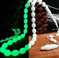 kedi gozu tesbih karanlikta parlayan fosforlu kedigozu 33 taneli tesbih