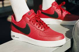 Nike Air Force 1 Low Nba University Red Black Og Eukicks Sneaker Magazine Nike Sneakers Nike Air
