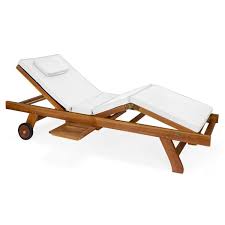 Whether you have an expansive garden or a modest courtyard, your outdoor living space should feel like an extension of your home—with quality furniture, plush cushions, and luxurious furnishings. All Things Cedar Teak Chaise Lounge White Cushion Tl78 W Rona