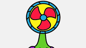 Electric fan icon in different style vector illustration. Electric Fan Coloring For Kids Drawing And Coloring Video Coloring Pages For Children Youtube