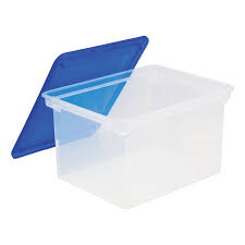 12 locations across usa, canada and mexico for fast delivery of storage bins. Plastic File Tote By Storex Stx61508u01c Ontimesupplies Com
