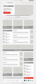 Sensation Email Template Layout Ux Emailing Template With Images Email Template Design Email Template Layout Wireframe Design
