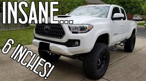 If you're looking to mount up 33x12.50 tires on your aggressive tacoma build, then you're going to need a big 4 lift kit. 6 Inch Pro Comp Lift On 2018 Tacoma Trd Old Video Youtube