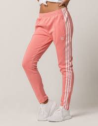 Adidas Originals Three Stripe Cuffed Sweat Pants In Black Adidas Sst Pink Womens Track Pants Pink 323844350 Track Pants Women Adidas Outfit Track Pants Outfit