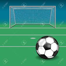Bei verstoß gegen diese regel muss der schiedsrichter den. Fussballfeld Auf Dem Gras Stehen Die Markierungen Und Das Tor Neben Dem Ball Liegt Lizenzfrei Nutzbare Vektorgrafiken Clip Arts Illustrationen Image 89411916