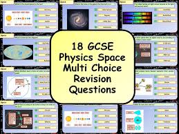 1 Only Ks4 Aqa Gcse Physics Science Space Multiple Choice Revision Questions In 2020 Gcse Physics Science Electricity Gcse Science Revision