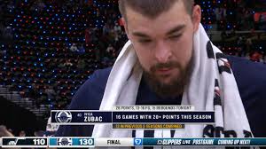 Ivica Zubac postgame interview after beating the Utah Jazz