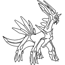 It also has various light blue stripes. Poka Mon Dialga Kleurplaten Boek Bladzijden Kleuren Gratis Kleurplaten