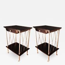 Maison Jansen Maison Jansen Pair Of Neo Classic Side Tables Or Bedsides On Rolls In 2020 Classic Side Table Maison Jansen French Chic Furniture