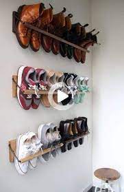 This project could easily transform any corner of your home into a stylish yet functional place to keep your shoes! Makeup Rooms 13284 Makeup Room Ideas Makeup Room Diy Makeup Room Dec In 2021 Diy Shoe Storage Storage Hacks Diy Shoe Rack