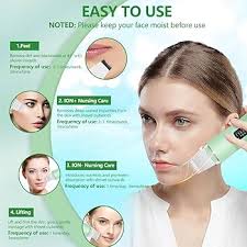 ACWOO Ultrasonic Face Cleansing Professional Skin Scrubber Ultrasonic  Facial Cleansing Spatula with 4 Adjustable Modes for Skin Deep Cleansing  Face Peeling and Removing Blackheads : Amazon.ae: Beauty